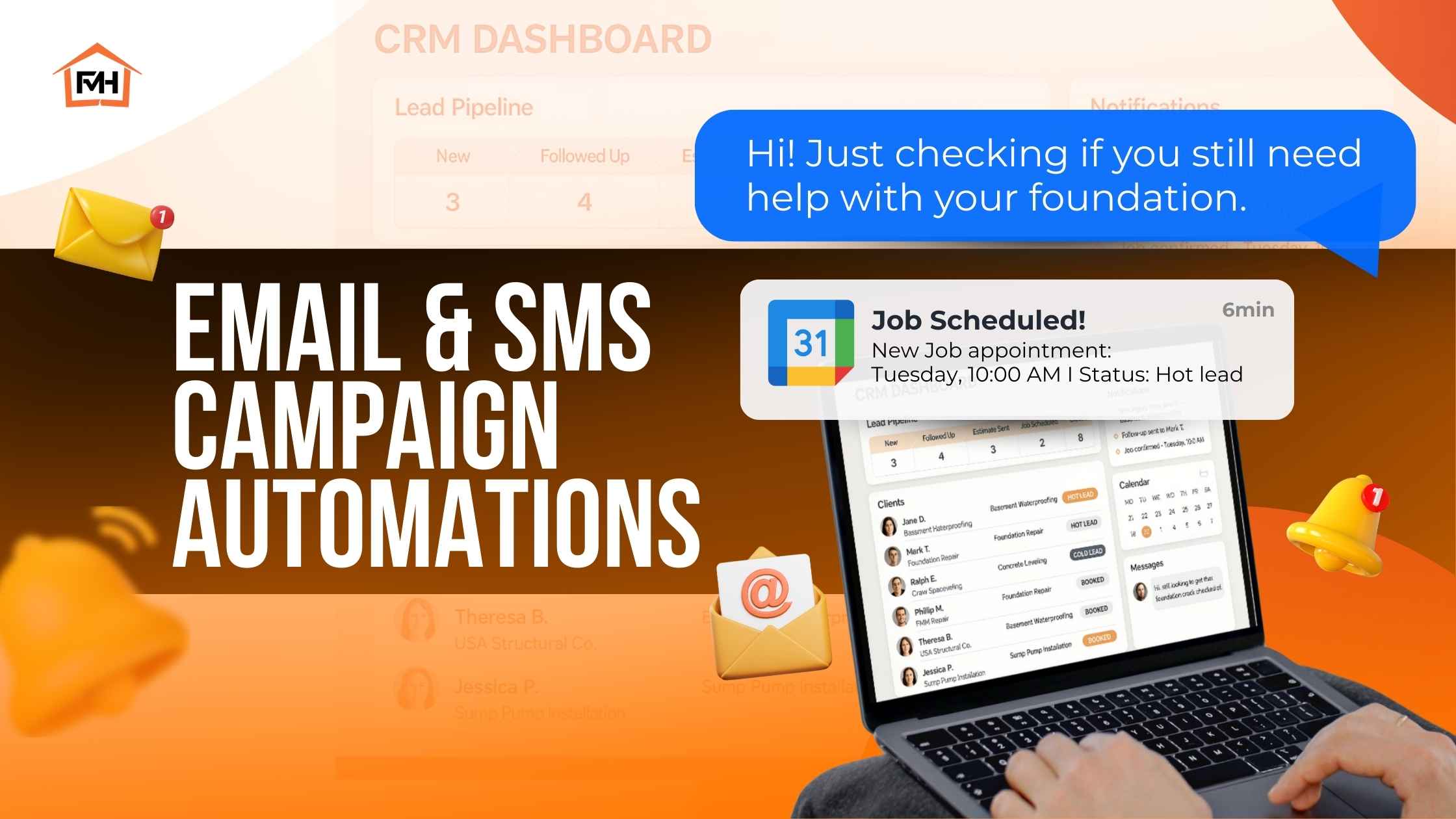 CRM integration for foundation repair contractors foundation repair software